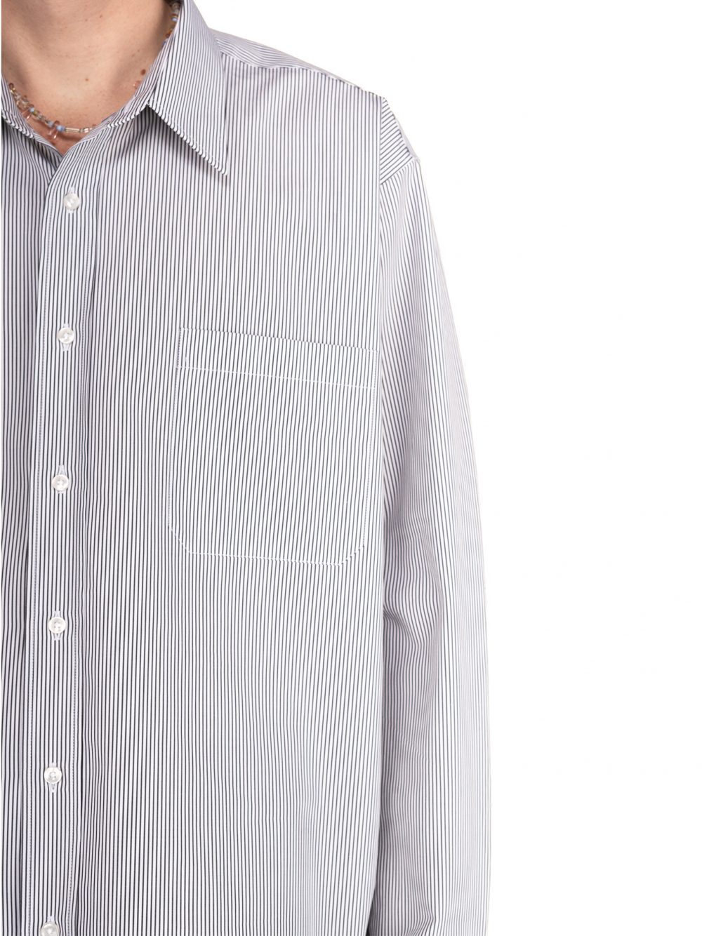 Striped Formal Shirt Oversized